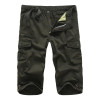 2017 New Summer Military Half Cargo Pants Men Cotton Multi-Pockets Casual Loose Short Pants Capris Plus Size Cropped Trousers