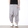 2017 new summer mens casual pants big size M-5XL loose comfortable long trousers male elastic waist male fashion harem pant