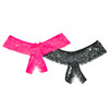 Angelina Crotchless Lace Thongs (2-Pack)