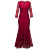 2017 New Summer Dress Women's Clothes Long Lace Christmas Dress Vintage Evening Party Dresses For Women Wedding Sexy Maxi Dress