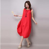 2017 New Summer dress Fashion women Clothing Loose Plus Size sleeveless Dress Casual Cotton Linen Sundress Vestidos Robe 2017 New Summer dress Fashion women Clothing Loose Plus Size sleeveless Dress Casual Cotton Linen Sundress Vestidos Robe