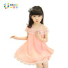 2017 New Summer Costume Girls Princess Dress Children's Evening Clothing Kids Chiffon Lace Dresses Baby Girl Party Pearl Dress