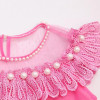2017 New Summer Costume Girls Princess Dress Children's Evening Clothing Kids Chiffon Lace Dresses Baby Girl Party Pearl Dress