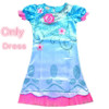 2017 New Summer Carnival Costume Trolls Dress For Kids Poppy Lace Dress Baby Girls Moana clothes Children Vaiana Party Dress