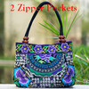 2016 Vintage National Ethnic Embroidery Bags Indian Boho Embroidered Shoulder Bag Brand Bags Logo Handbags Women Sac a Dos Femme