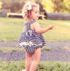 2016 summer Vestidos Baby Girl Dresses Princess Children Dress Stripe baby clothing Kids Girl Dress Brand Girls Clothes Costumes