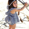 2016 summer Vestidos Baby Girl Dresses Princess Children Dress Stripe baby clothing Kids Girl Dress Brand Girls Clothes Costumes