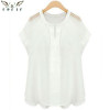 2016 Summer style women kimono blouses shirts cotton linen casual  stitching Hollow  tops plus size XXXXXL blusas blouse blusa