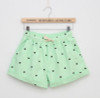 2016 Summer Style Shorts Women Candy Color Elastic With Belt  Short Women  A224