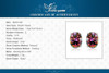 2016 New Wholesale 1.5ct Women Fashion Genuine Natural Fire Rainbow Mystic Topaz Earrings Stud Oval Solid 925 Sterling Silver