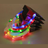 Rechargeable USB LED Flashing Light Band Belt Safety Pet Dog Collar New