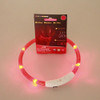 Rechargeable USB LED Flashing Light Band Belt Safety Pet Dog Collar New