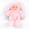 Reborn Baby Rabbit/Bear Plush Doll Toys 25CM Open Eyes Cute Baby Dolls with Children Sleeping Best Birthday Gift For Kids