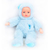 Reborn Baby Rabbit/Bear Plush Doll Toys 25CM Open Eyes Cute Baby Dolls with Children Sleeping Best Birthday Gift For Kids