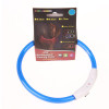 Rechargeable  Puppy Collar USB LED Flashing Light Band Belt Safety Pet Dog Collar
