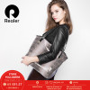 REALER brand genuine leather bag women serpentine shoulder bag ladies high quality handbag