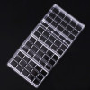 Real Polycarbonate Chocolate Bar Mold Fondant Shapes Candy Jelly Mould Plastic Baking Pastry Mould Cozinha Kitchen Tool Bakeware