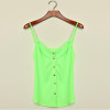 S-3XL Women Sexy Solid Tank Top Fashion Sleeveless V Neck Chiffion Loose Caimisole Tank Top Ladies Plus Size Vest Camisole Tank