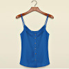 S-3XL Women Sexy Solid Tank Top Fashion Sleeveless V Neck Chiffion Loose Caimisole Tank Top Ladies Plus Size Vest Camisole Tank
