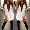 S-3XL Lace Up V -Neck Shirt Dress Summer Women Short Sleeve Loose Dresses Vestidos Sexy Casual Dress Shirts Vestido Mujer GV529 S-3XL Lace Up V -Neck Shirt Dress Summer Women Short Sleeve Loose Dresses Vestidos Sexy Casual Dress Shirts Vestido Mujer GV529