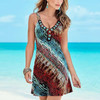 Retro Strap Printed Women Summer Dress 2017 Fashion Sexy Backless Casual Beach Dress Party Short Mini Dress Plus Size Vestidos Retro Strap Printed Women Summer Dress 2017 Fashion Sexy Backless Casual Beach Dress Party Short Mini Dress Plus Size Vestidos