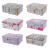 Retro Storage Box Lock Case Tea Candy Storage Tin Box Coin Box Home Office Jewelry Container Maquiagem Sundries Desk Organizer