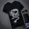 2017 Summer Men T Shirt Casual Cotton Tee Shirt Men Short Sleeve Slim Fit T-shirt Men V-neck Tees Plus Size S-5xl Free Shipping