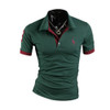 2017 Summer Men Casual T-Shirts Tops Tee V Neck Solid Slim Fit Short-sleeve T-shirt Breathable T Shirt