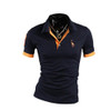 2017 Summer Men Casual T-Shirts Tops Tee V Neck Solid Slim Fit Short-sleeve T-shirt Breathable T Shirt