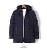 2017 New Men Winter Hooded Jackets Mens Warm Medium Long Coats Plus Size 3XL Fashion Snow Thick Parkas Man High Quality H9640