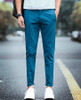 2017 New Men Casual pants 100% Cotton Slim Pant Straight Trousers Fashion Business Solid Khaki Black Pants Men Plus Size 28-36