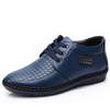 2017 new men casual leather shoes height increasing 5cm genuine leather soft and comfortable male shoes black brown freeshipping