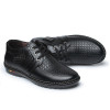 2017 new men casual leather shoes height increasing 5cm genuine leather soft and comfortable male shoes black brown freeshipping