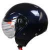 Cruiser vintage motorcycle helmet chopper helmets bike scooter clear lens