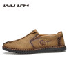 2017 New Leather Men Shoes Autumn Shoes Men's Flats High Quality Handmade Men's Leather Shoes Slip On