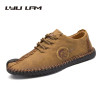 2017 New Leather Men Shoes Autumn Shoes Men's Flats High Quality Handmade Men's Leather Shoes Slip On