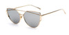 2017 NEW Fashion Sunglasses Women Brand Designer Metal Frame Sun glasses Vintage Mirror Shades Glasses S904