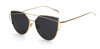 2017 NEW Fashion Sunglasses Women Brand Designer Metal Frame Sun glasses Vintage Mirror Shades Glasses S904