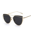 2017 NEW Fashion Sunglasses Women Brand Designer Metal Frame Sun glasses Vintage Mirror Shades Glasses S904