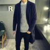 2017 New Fashion Long Men's Trench Coat Single Breasted Overcoat High Quality Men Jackets Free Shipping