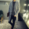 2017 New Fashion Long Men's Trench Coat Single Breasted Overcoat High Quality Men Jackets Free Shipping