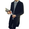 2017 New Fashion Long Men's Trench Coat Single Breasted Overcoat High Quality Men Jackets Free Shipping