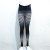 2017 New Fashion Leggings Women Fitness leggins Gradient Color Legging Printing High Waist Slim Workout leggings Women Pants