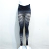2017 New Fashion Leggings Women Fitness leggins Gradient Color Legging Printing High Waist Slim Workout leggings Women Pants