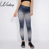 2017 New Fashion Leggings Women Fitness leggins Gradient Color Legging Printing High Waist Slim Workout leggings Women Pants