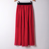 2016 Summer style Fashion Long Maxi Skirts Newest Elastic Waist Bohemia Long-Length Women Skirts Colorful Casual Skirts