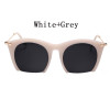 2016 Stylish Half Rim Sunglasses Women Brand Designer Fashion Vintage Lady UV400 Cat Eye Sunglasses Men Party Sun Glass Metal
