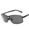 2016 Square Polarized sunglasses Metal frame men Luxury sunglasses brand designer Driving mirror Goggle sun glasses UV400
