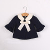 2016 spring&amp;autumn newborn girls cloak half trumpet sleeves girls clothing cardigan suit 4-24M red kids jacket casaco infantil