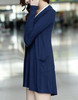 2016 spring summer Cardigan women long sleeve loose long thin coat with pocket sunscreen clothing blouses modal